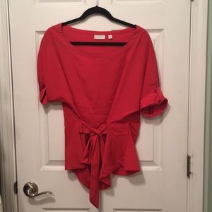 NY&C tie wrap blouse